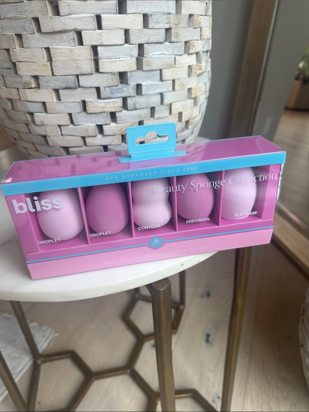 Bliss Pink Gradient Beauty Sponge Set